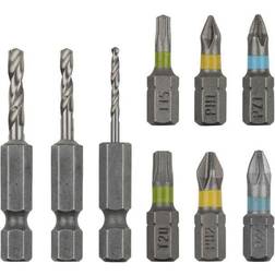 Wolfcraft FLIPBIT, screwdriver and drill set includes. [Levering: 6-14 dage]